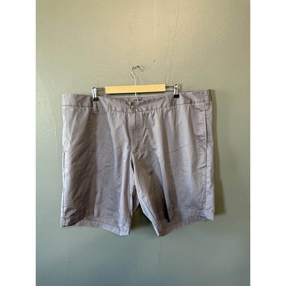Lands End Womens Gray Chino Short Shorts Size 24W